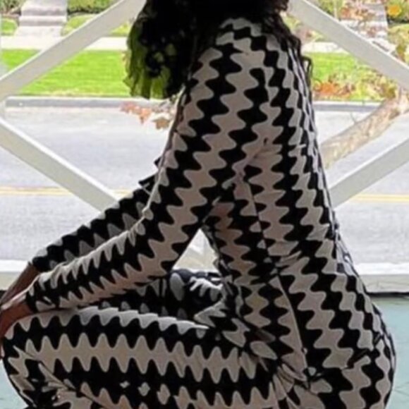 Tyler Mcgillivary Pants - Tyler Mcgillivary Samara Black And White Bottoms